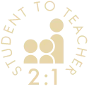 2 to 1 Student to Teacher Ratio